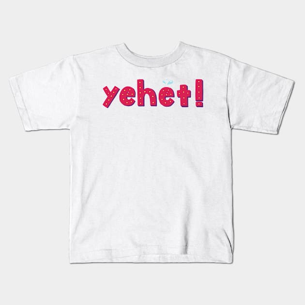 EXO Sehun Yehet typography Kids T-Shirt by Oricca